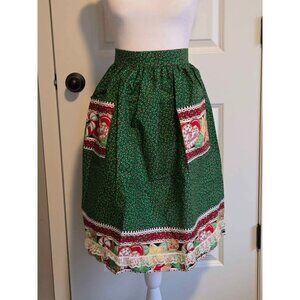 Handmade Christmas waist apron